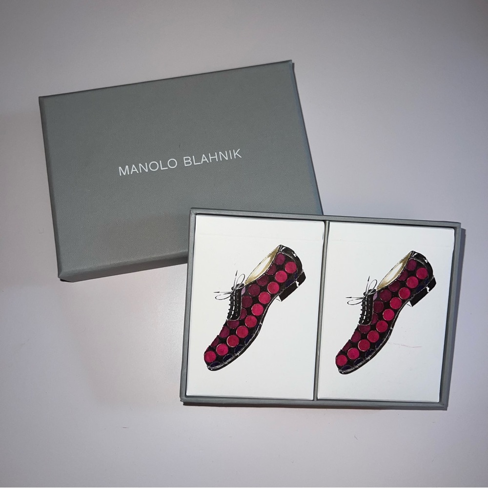 Manolo Blahnik Men’s Shoe Playing Cards